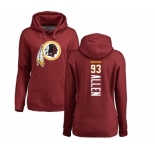 NFL Women's Nike Washington Redskins #93 Jonathan Allen Maroon Backer Pullover Hoodie