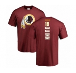 Football Washington Redskins #18 Trey Quinn Maroon Backer T-Shirt