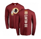 NFL Nike Washington Redskins #20 Ha Clinton-Dix Maroon Backer Long Sleeve T-Shirt