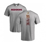 NFL Nike Washington Redskins #95 Da'Ron Payne Ash Backer T-Shirt