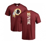 NFL Nike Washington Redskins #95 Da'Ron Payne Maroon Backer T-Shirt
