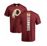 NFL Nike Washington Redskins #98 Matt Ioannidis Maroon Backer T-Shirt