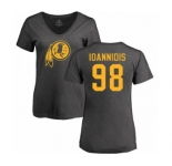 NFL Women's Nike Washington Redskins #98 Matt Ioannidis Ash One Color T-Shirt