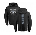 Football Oakland Raiders #84 Antonio Brown Black Backer Pullover Hoodie