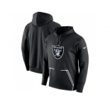 Men Oakland Raiders Nike Black Champ Drive Vapor Speed Performance Pullover Hoodie
