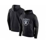 Men Oakland Raiders Nike Black Circuit Logo Essential Performance Hoodie