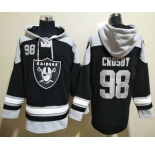 Men's Las Vegas Raiders #98 Maxx Crosby Black Stitched NFL Hoodie
