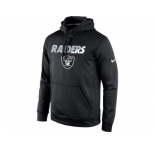 Men's Oakland Raiders Nike Black Kick Off Staff Performance Pullover Hoodie