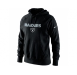 Men's Oakland Raiders Nike Black Lockup Pullover Hoodie