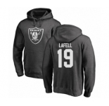 NFL Nike Oakland Raiders #19 Brandon LaFell Ash One Color Pullover Hoodie