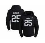 Nike Oakland Raiders #25 D.J. Hayden Black Name & Number Pullover NFL Hoodie
