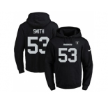 Nike Oakland Raiders #53 Malcolm Smith Black Name & Number Pullover NFL Hoodie