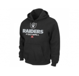 Oakland Raiders Majestic Black Critical Victory Pullover Hoodie