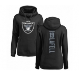 NFL Women's Nike Oakland Raiders #19 Brandon LaFell Black Backer Pullover Hoodie