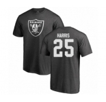 Football Oakland Raiders #25 Erik Harris Ash One Color T-Shirt