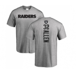 Football Oakland Raiders #32 Marcus Allen Ash Backer T-Shirt