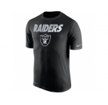 Men's Oakland Raiders Nike Black Legend Staff Practice Performance T-Shirt