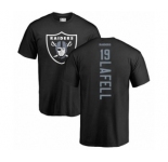 NFL Nike Oakland Raiders #19 Brandon LaFell Black Backer T-Shirt