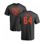 NFL Nike Chicago Bears #64 Eric Kush Ash One Color T-Shirt