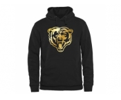Men's Chicago Bears Pro Line Black Gold Collection Pullover Hoodie