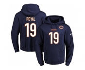 Nike Chicago Bears #19 Eddie Royal Navy Blue Name & Number Pullover NFL Hoodie