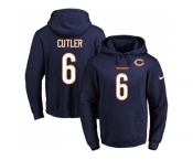 Nike Chicago Bears #6 Jay Cutler Navy Blue Name & Number Pullover NFL Hoodie