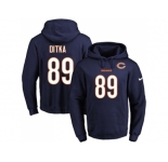 Nike Chicago Bears #89 Mike Ditka Navy Blue Name & Number Pullover NFL Hoodie