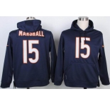 nike nfl jerseys chicago bears #15 brandon marshall blue[pullover hooded sweatshirt]