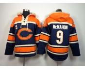 nike nfl jerseys chicago bears #9 mcmahon orange-blue[pullover hooded sweatshirt][mcmahon]