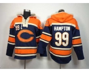 nike nfl jerseys chicago bears #99 mcclellin orange-blue[pullover hooded sweatshirt]