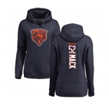 NFL Women's Nike Chicago Bears #52 Khalil Mack Navy Blue Backer Pullover Hoodie