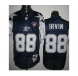 Dallas Cowboys #88 Michael Irvin Blue Thanksgiving 75TH Throwback Jersey