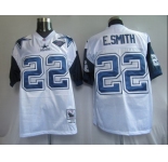 dallas cowboys #22 e.smith white[m&n 75th]
