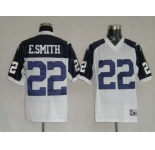 nfl dallas cowboys #22 e.smith thanksgiving white