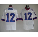nfl buffalo bills #12 kelly throwback white