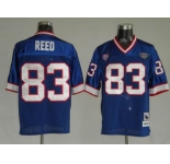 nfl buffalo bills #83 reed m&n blue