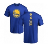 NBA Nike Golden State Warriors #4 Quinn Cook Royal Blue Backer T-Shirt