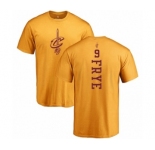 NBA Nike Cleveland Cavaliers #9 Channing Frye Gold One Color Backer T-Shirt