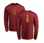 NBA Nike Cleveland Cavaliers #9 Channing Frye Maroon Backer Long Sleeve T-Shirt