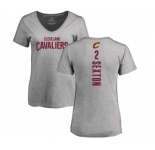 NBA Women's Nike Cleveland Cavaliers #2 Collin Sexton Ash Backer T-Shirt