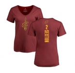 NBA Women's Nike Cleveland Cavaliers #2 Collin Sexton Maroon Backer T-Shirt