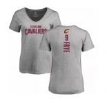 NBA Women's Nike Cleveland Cavaliers #9 Channing Frye Ash Backer T-Shirt