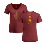 NBA Women's Nike Cleveland Cavaliers #9 Channing Frye Maroon Backer T-Shirt