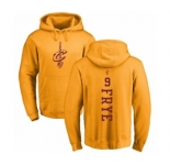 NBA Nike Cleveland Cavaliers #9 Channing Frye Gold One Color Backer Pullover Hoodie