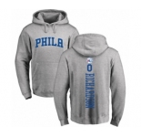 Basketball Philadelphia 76ers #0 Josh Richardson Ash Backer Pullover Hoodie