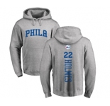 NBA Nike Philadelphia 76ers #22 Richaun Holmes Ash Backer Pullover Hoodie