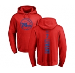 NBA Nike Philadelphia 76ers #7 Timothe Luwawu Red One Color Backer Pullover Hoodie