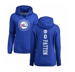 NBA Women's Nike Philadelphia 76ers #0 Justin Patton Royal Blue Backer Pullover Hoodie