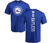 NBA Nike Philadelphia 76ers #0 Jerryd Bayless Royal Blue Backer T-Shirt