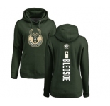 NBA Women's Nike Milwaukee Bucks #6 Eric Bledsoe Green Backer Pullover Hoodie